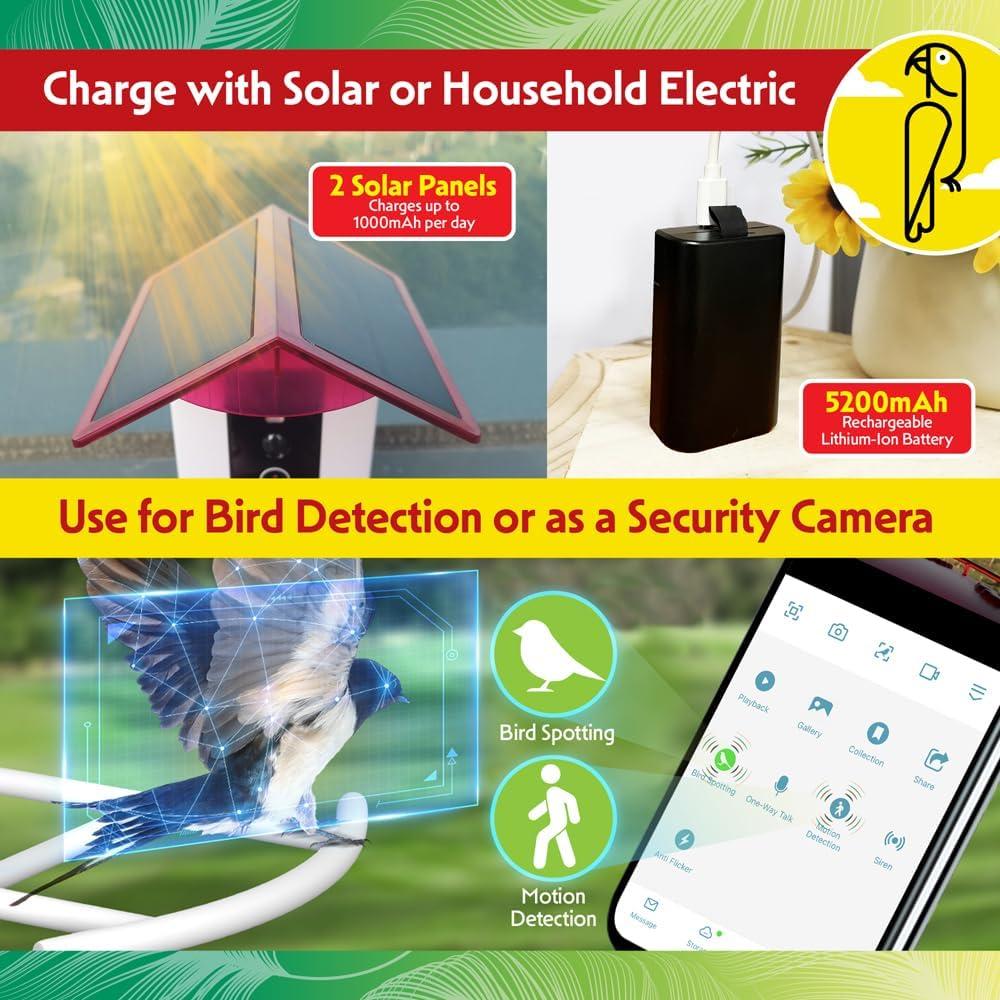 Comedero Inteligente para Colibríes Featherland Paradise