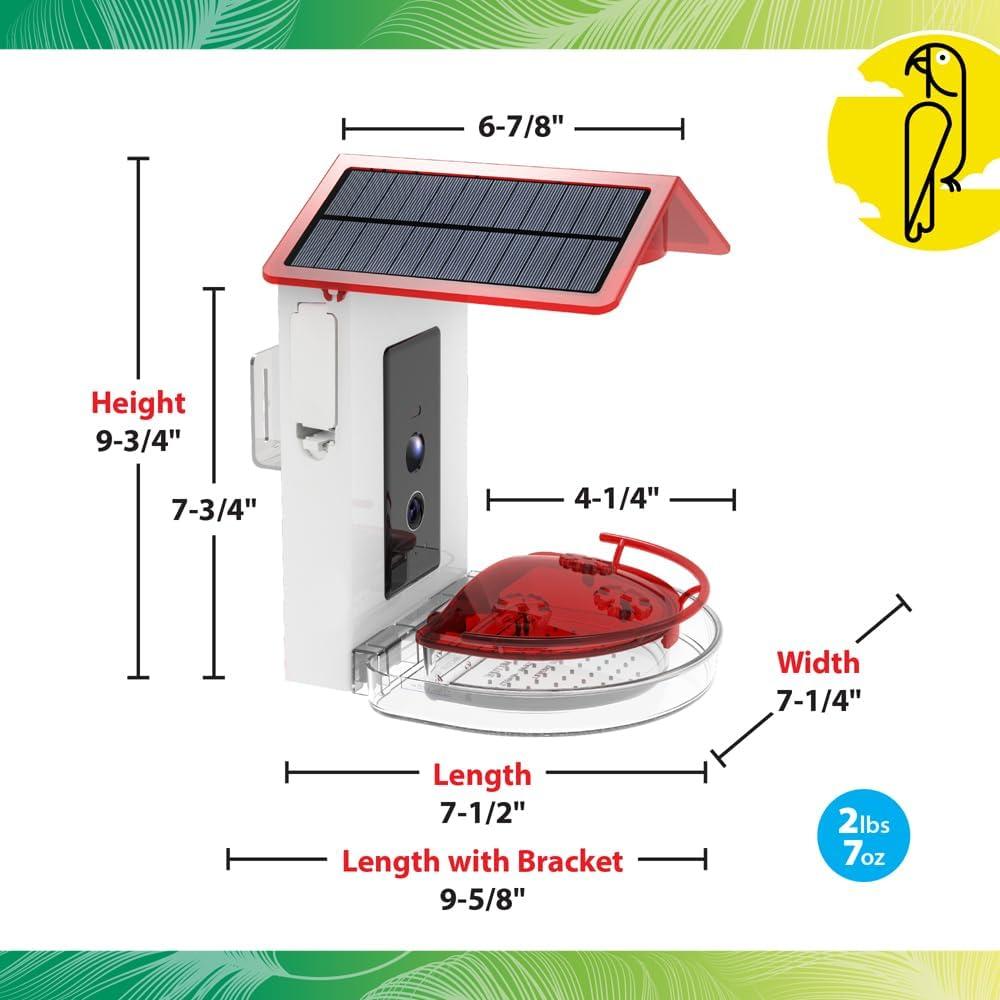 Comedero Inteligente para Colibríes Featherland Paradise