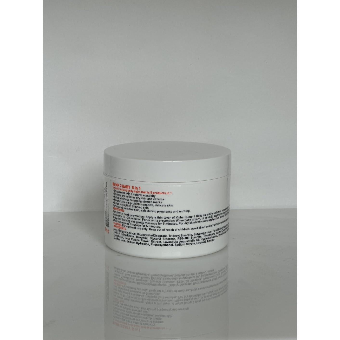 Bálsamo Corporal Multitarea Visha Skincare Bump 2 Baby 283.5 g