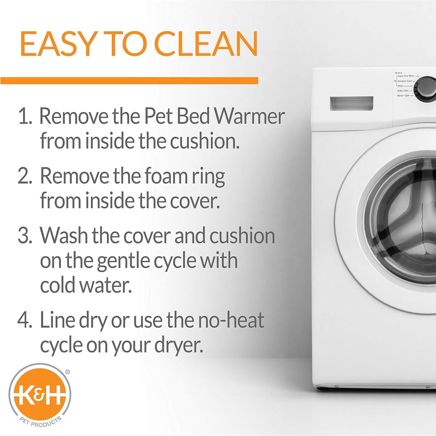 Cama Térmica K&H Thermo-Kitty Pequeña 40.64 cm Marrón