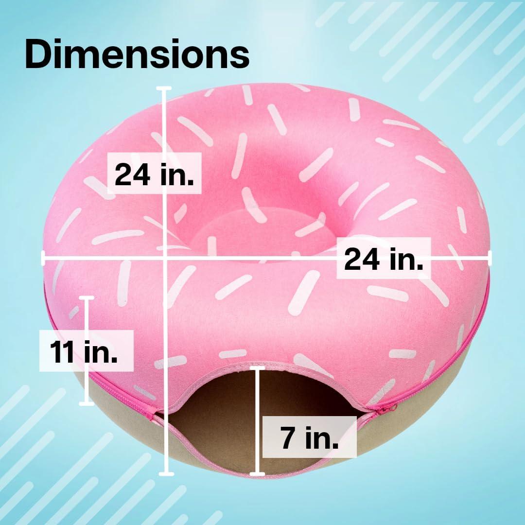 Cama Túnel para Gatos Donut Luli & Cat - Grande 61x61 cm
