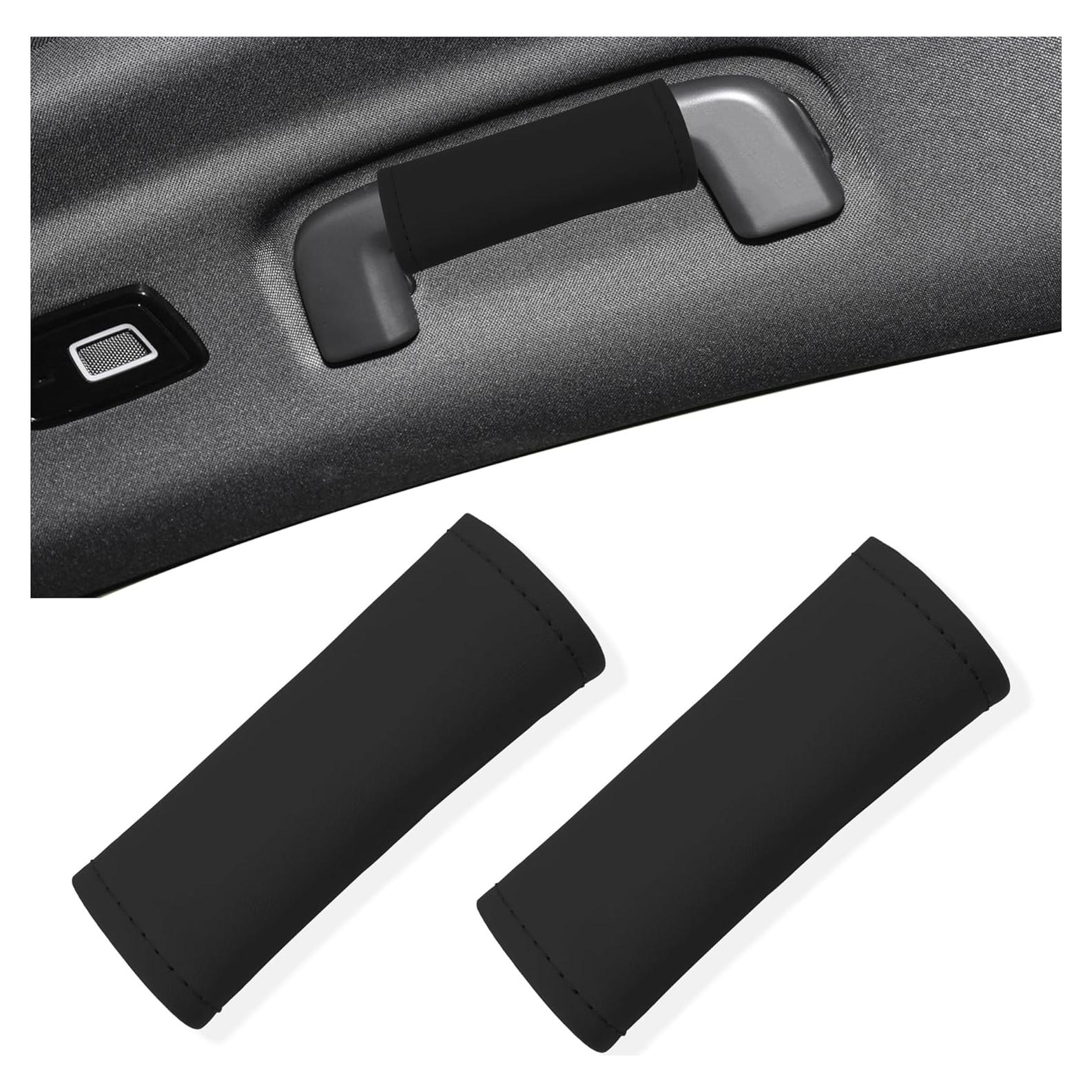 Protector de Manija de Puerta de Auto Carleef 2 Piezas Cuero Negro