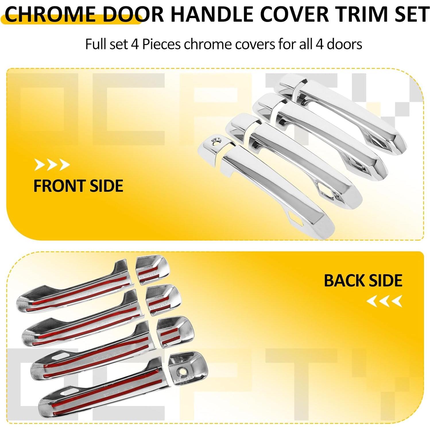 Cubiertas de Manijas de Puerta OCPTY para Toyota 4Runner 2010-2022