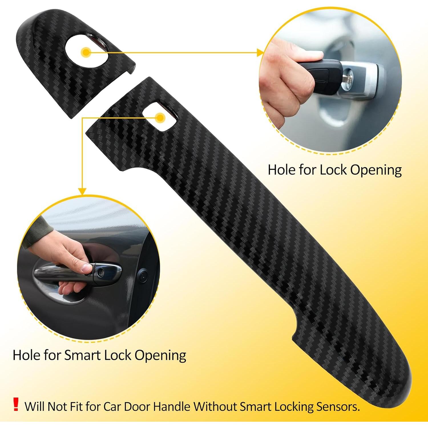 Cubiertas de Manijas de Puerta OCPTY 4PCS para Toyota y Scion