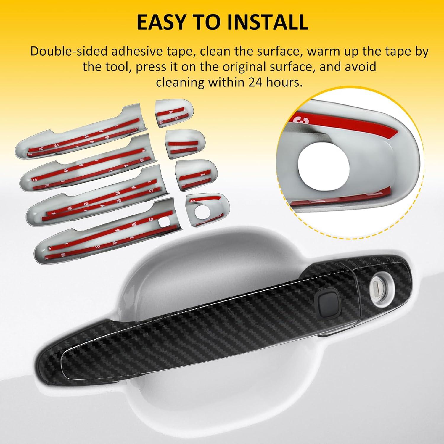 Cubiertas de Manijas de Puerta OCPTY 4PCS para Toyota y Scion