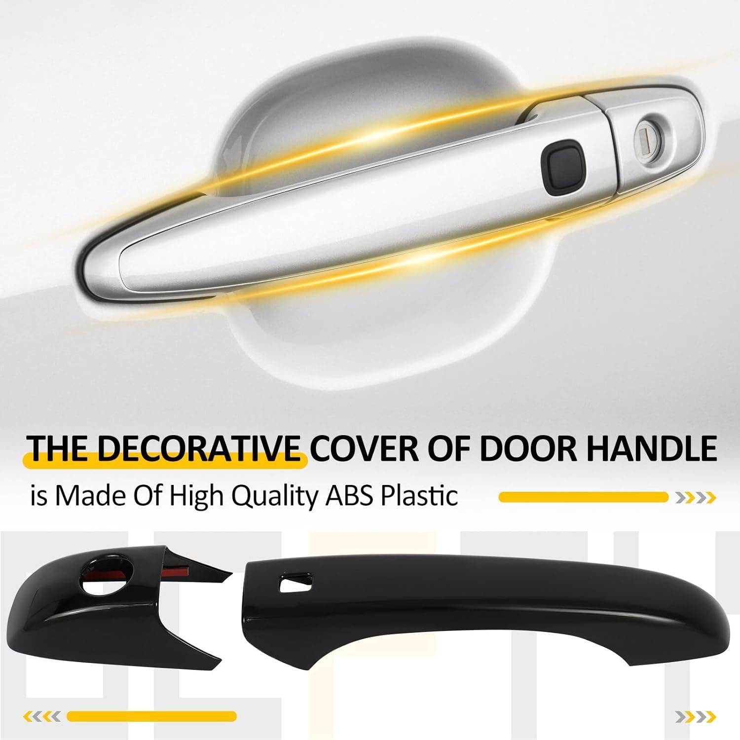 Cubiertas de Manijas de Puerta OCPTY 4 Unidades para Jeep y Dodge