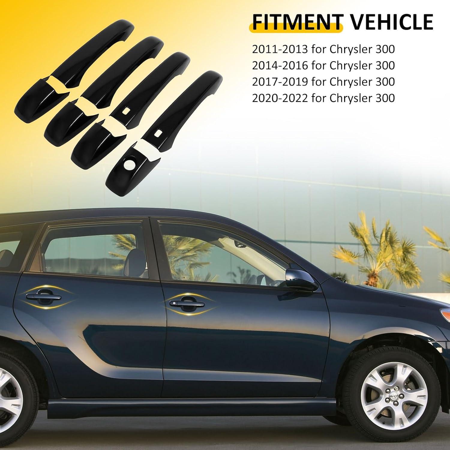 Cubiertas de Manijas de Puerta OCPTY 4 Unidades para Jeep y Dodge