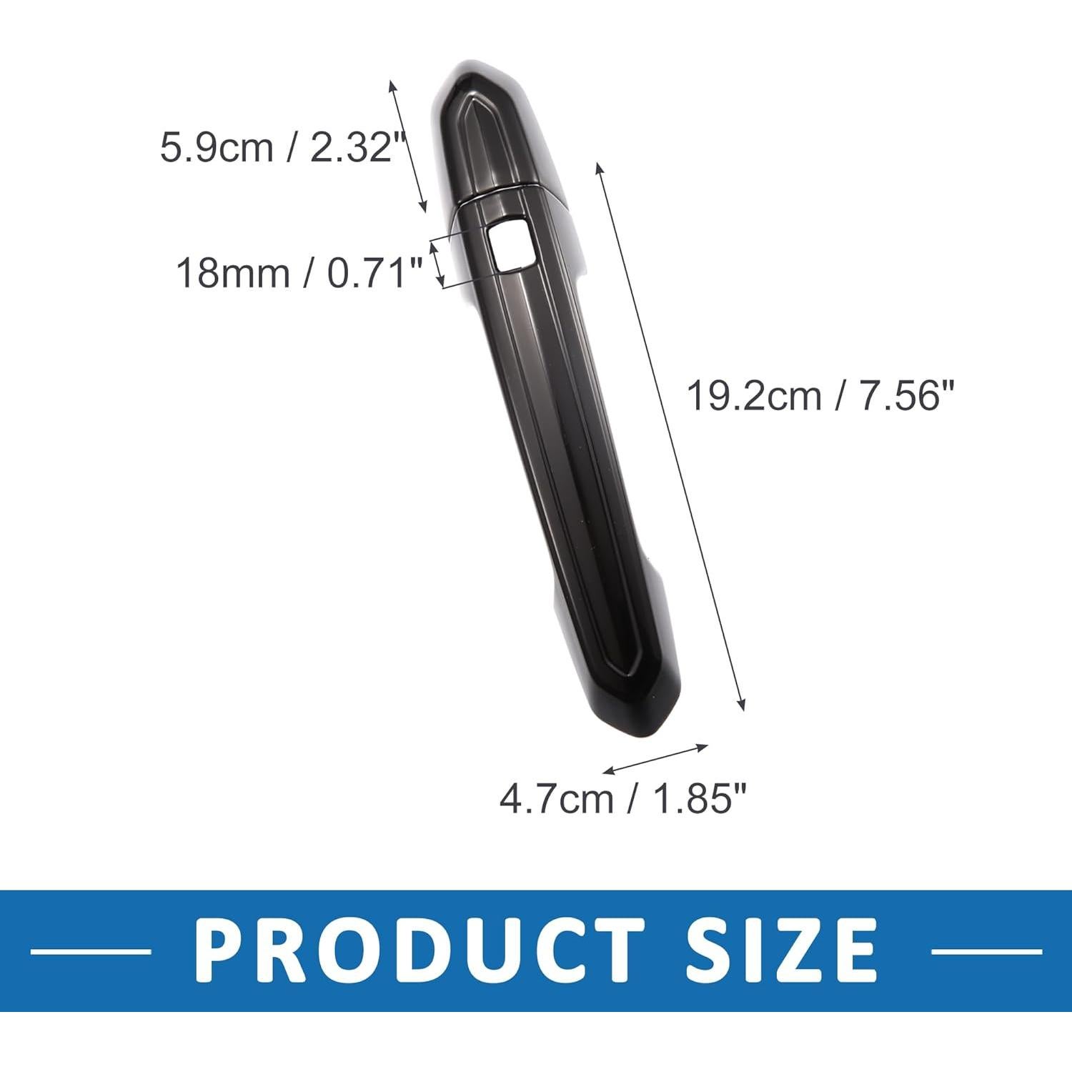 Cubiertas de Manija de Puerta Cadillac CTS 2013-2019 ABS Negro Brillante (Juego de 4)