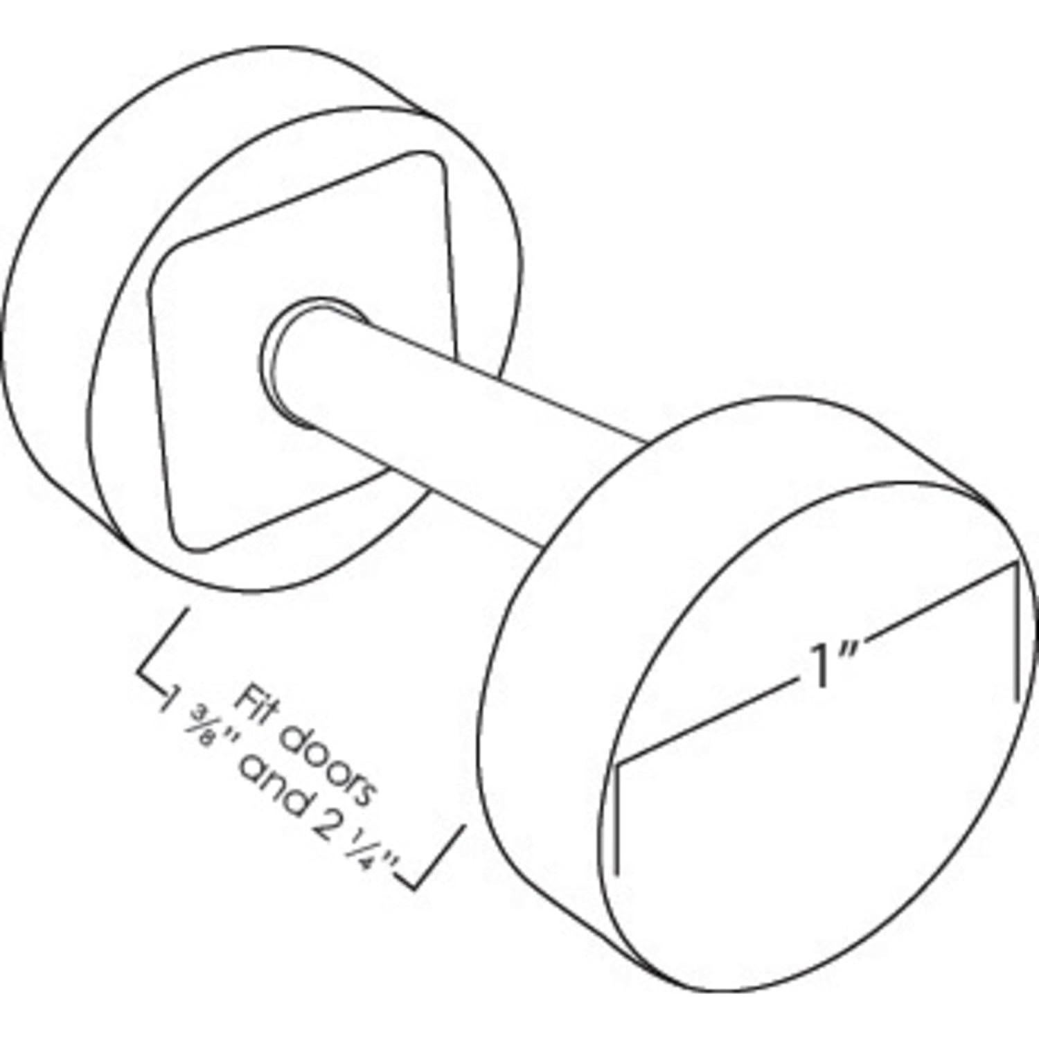 Cubierta de Agujero para Manijas Redondas Stone Harbor 2.54 cm