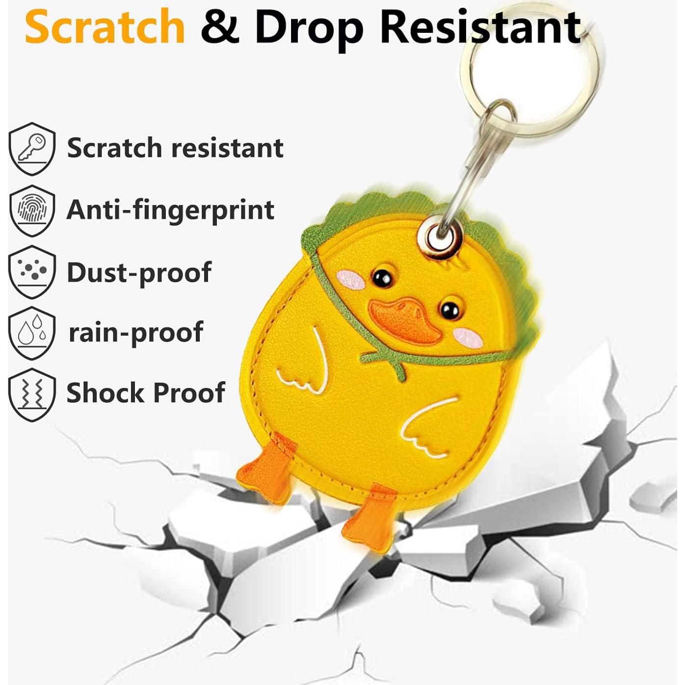 Funda de Cuero para AirTag y SmartTag VBANU - Diseño Patito