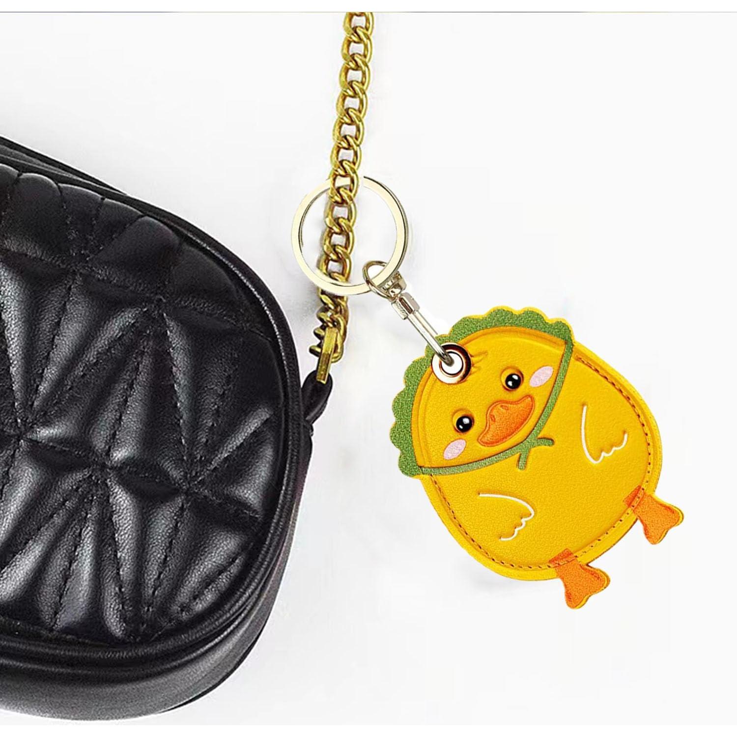 Funda de Cuero para AirTag y SmartTag VBANU - Diseño Patito