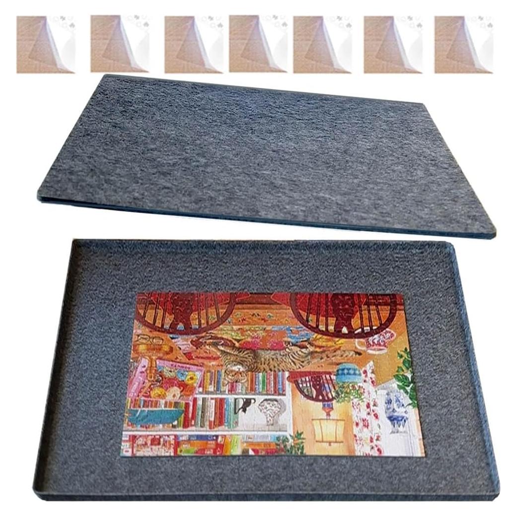 Tablero de rompecabezas de fieltro 2000 piezas con cubierta
