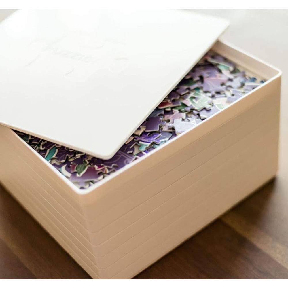 Organizador de Rompecabezas PUZZLE EZ 8 Bandejas con Tapa