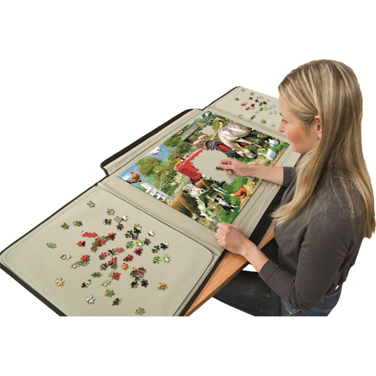 Portapuzzle Jumbo 1000 Piezas - Tabla y Estuche Plegable