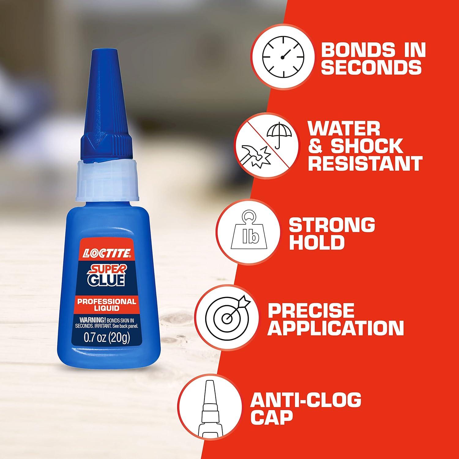 Loctite Super Glue Professional 20.7 ml - Superpegamento Rápido