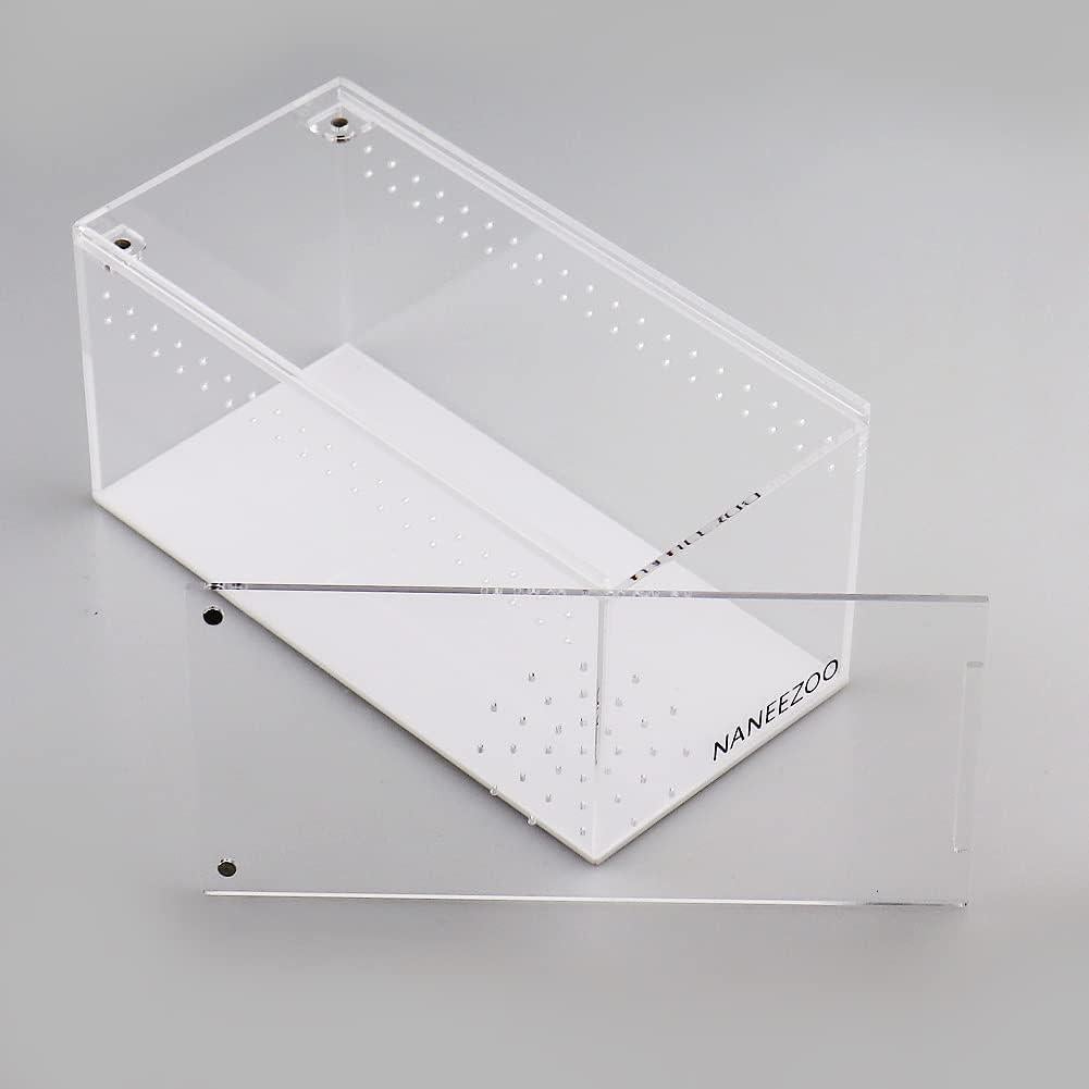 Recinto de Reptiles Acrílico NANEEZOO 20.32x10.16x10.16 cm