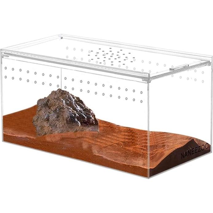Recinto de Reptiles Acrílico NANEEZOO 20.32x10.16x10.16 cm