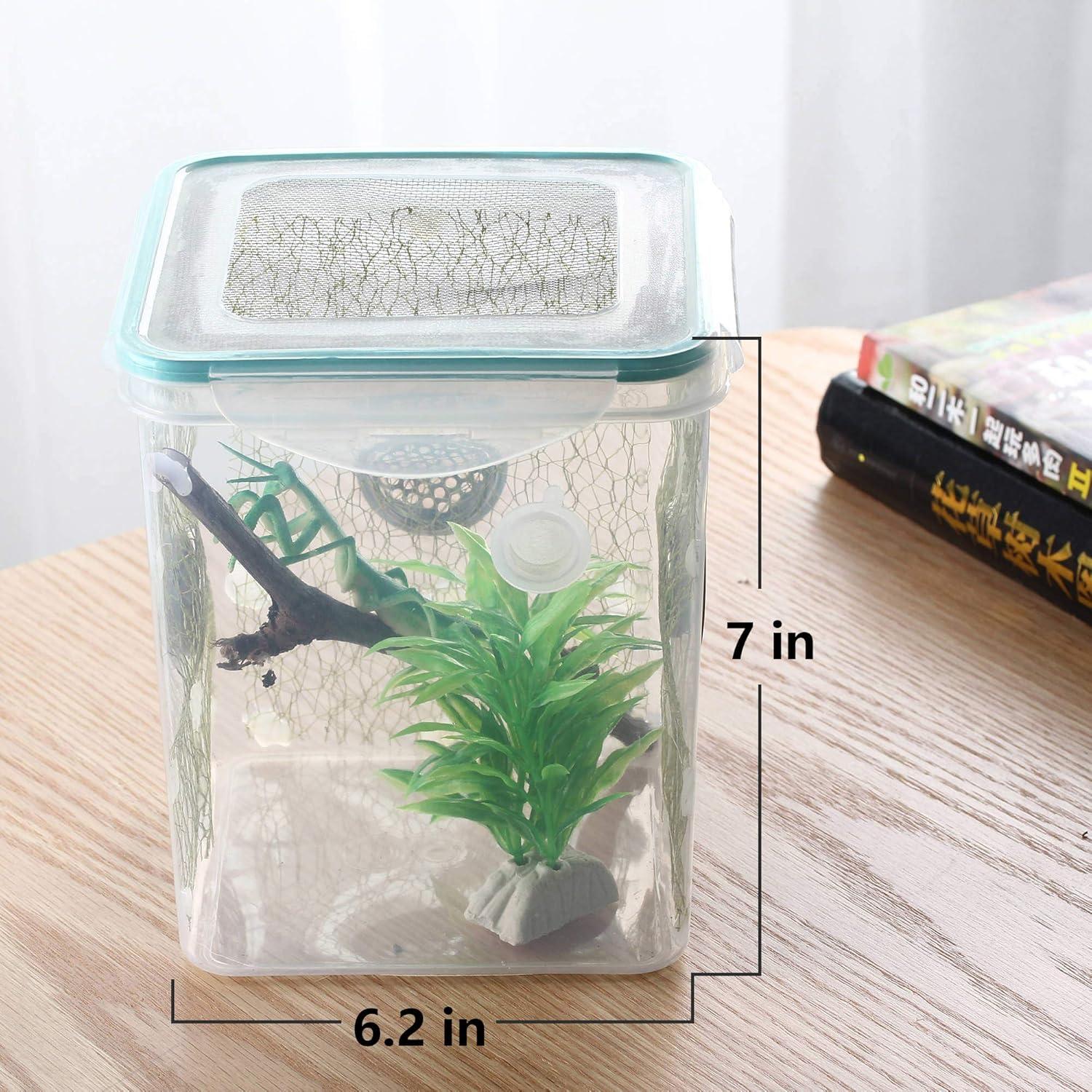 Jaula de Hábitat para Insectos Crapelles 15.7x15.7x17.8cm