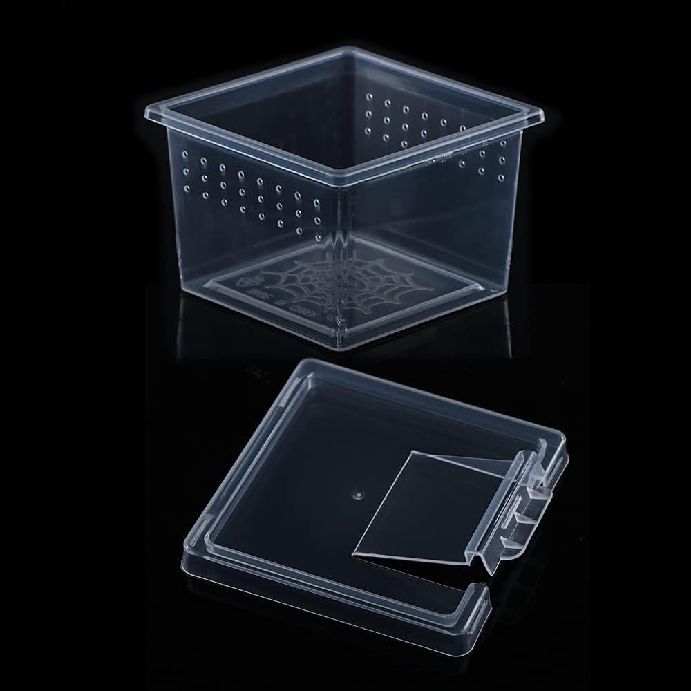 Caja de Cría para Insectos DQITJ 10 Unidades Acrílico 6.5cm