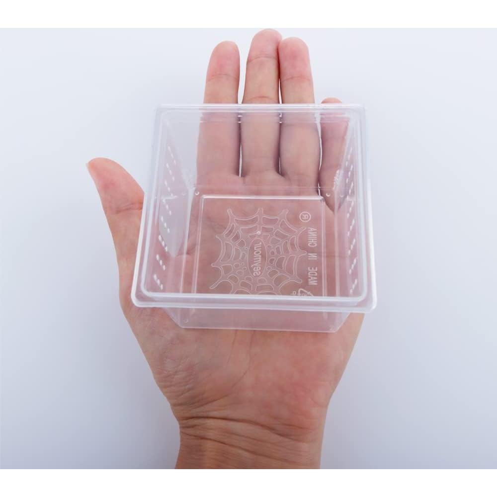 Caja de Cría para Insectos DQITJ 10 Unidades Acrílico 6.5cm