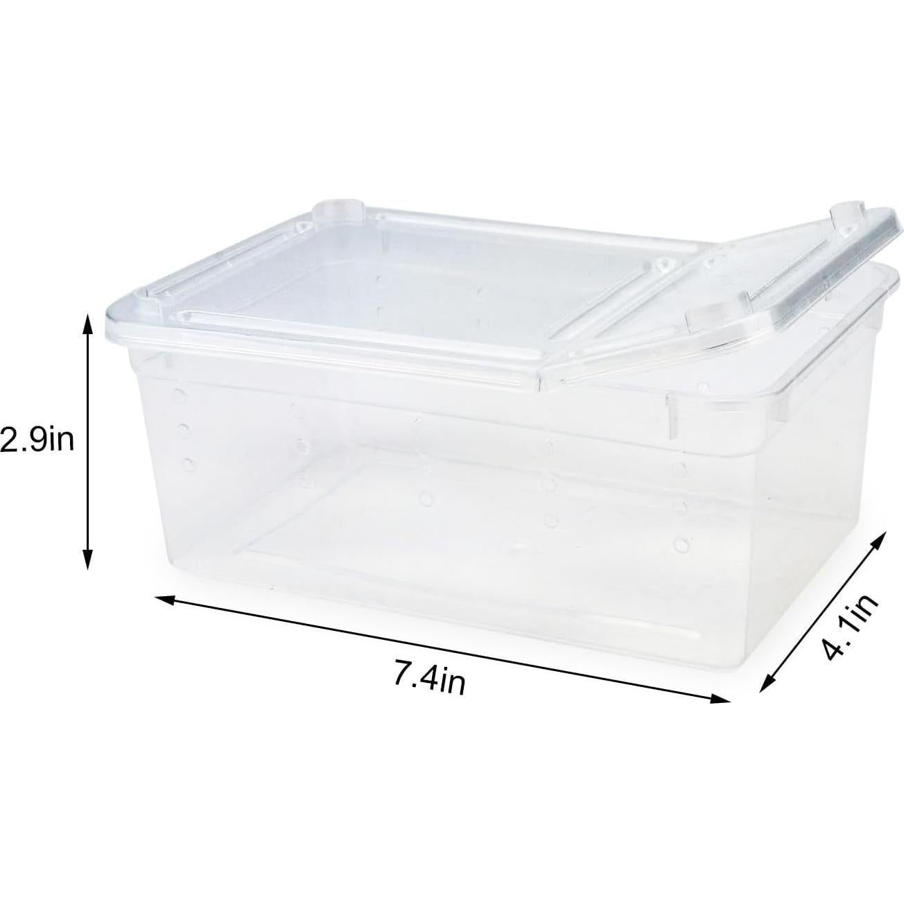 Caja de Cría para Reptiles Hypeety 19x12.5x8 cm Ventilada