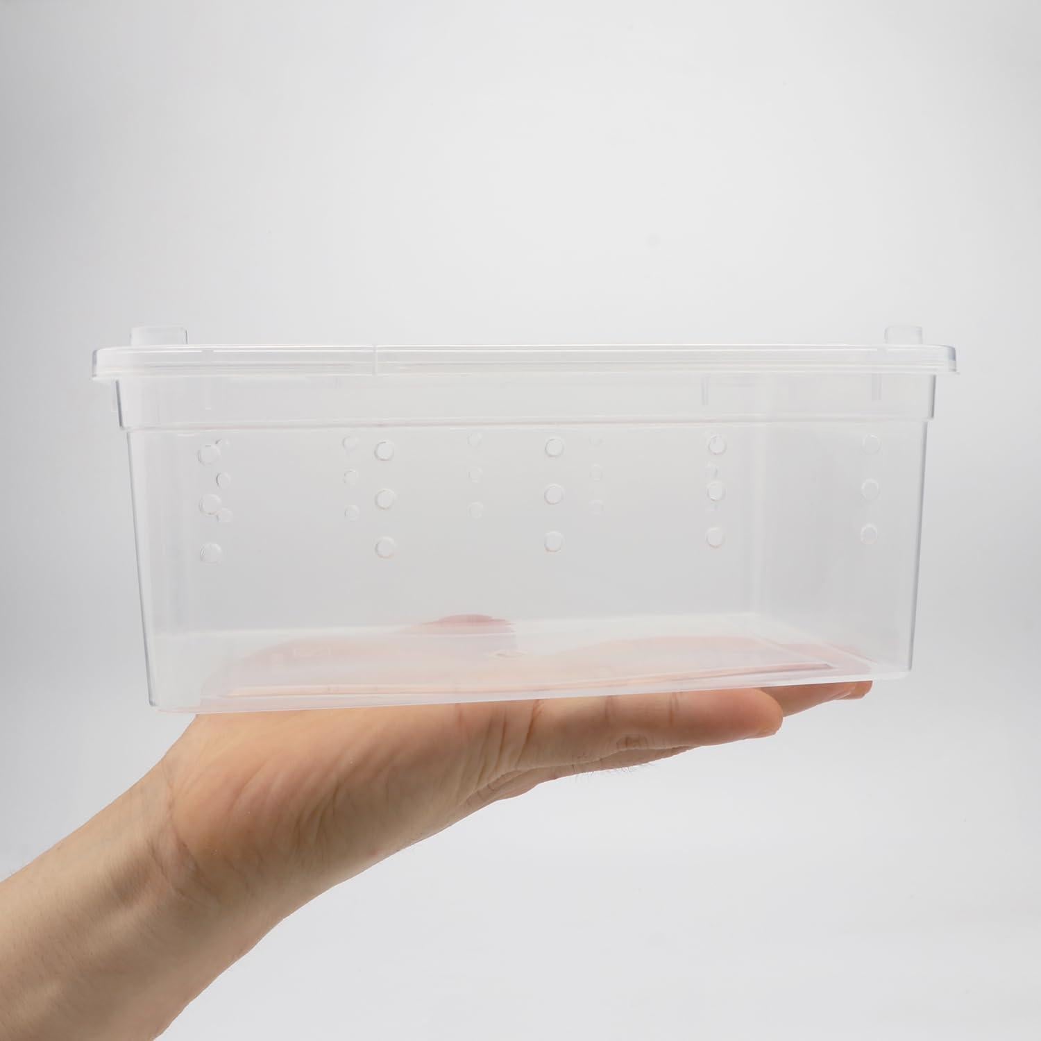 Caja de Cría para Reptiles Hypeety 19x12.5x8 cm Ventilada