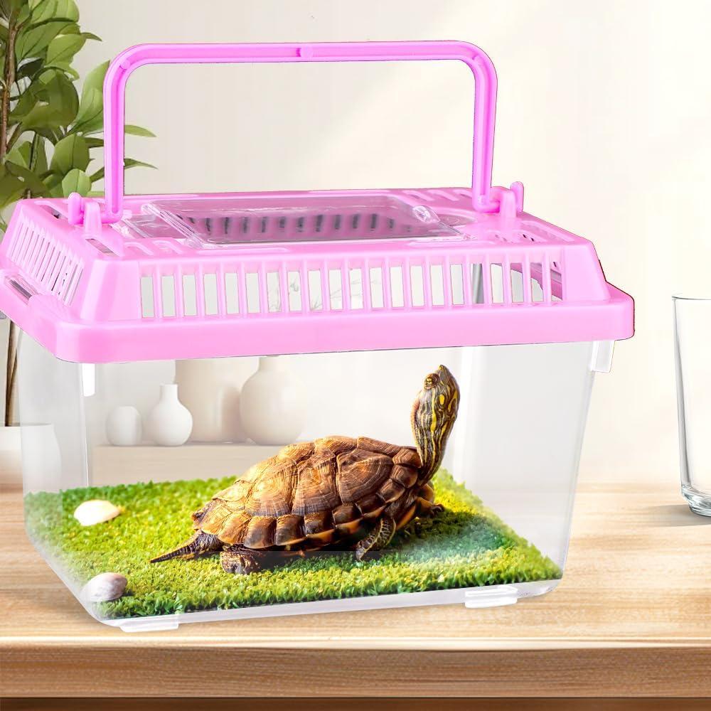 Paquete de 20 transportadores plásticos para reptiles DQITJ 13x8.9x8.9 cm