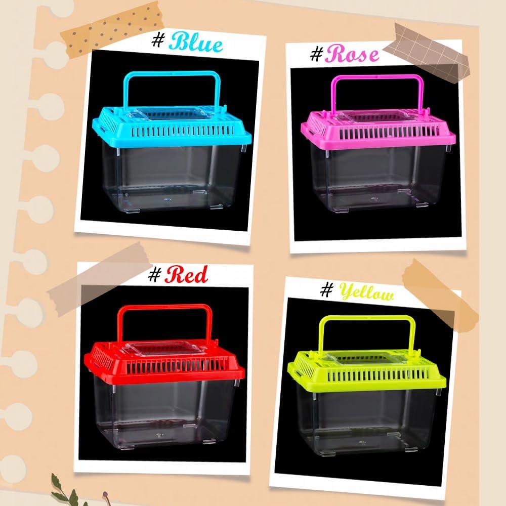 Paquete de 20 transportadores plásticos para reptiles DQITJ 13x8.9x8.9 cm