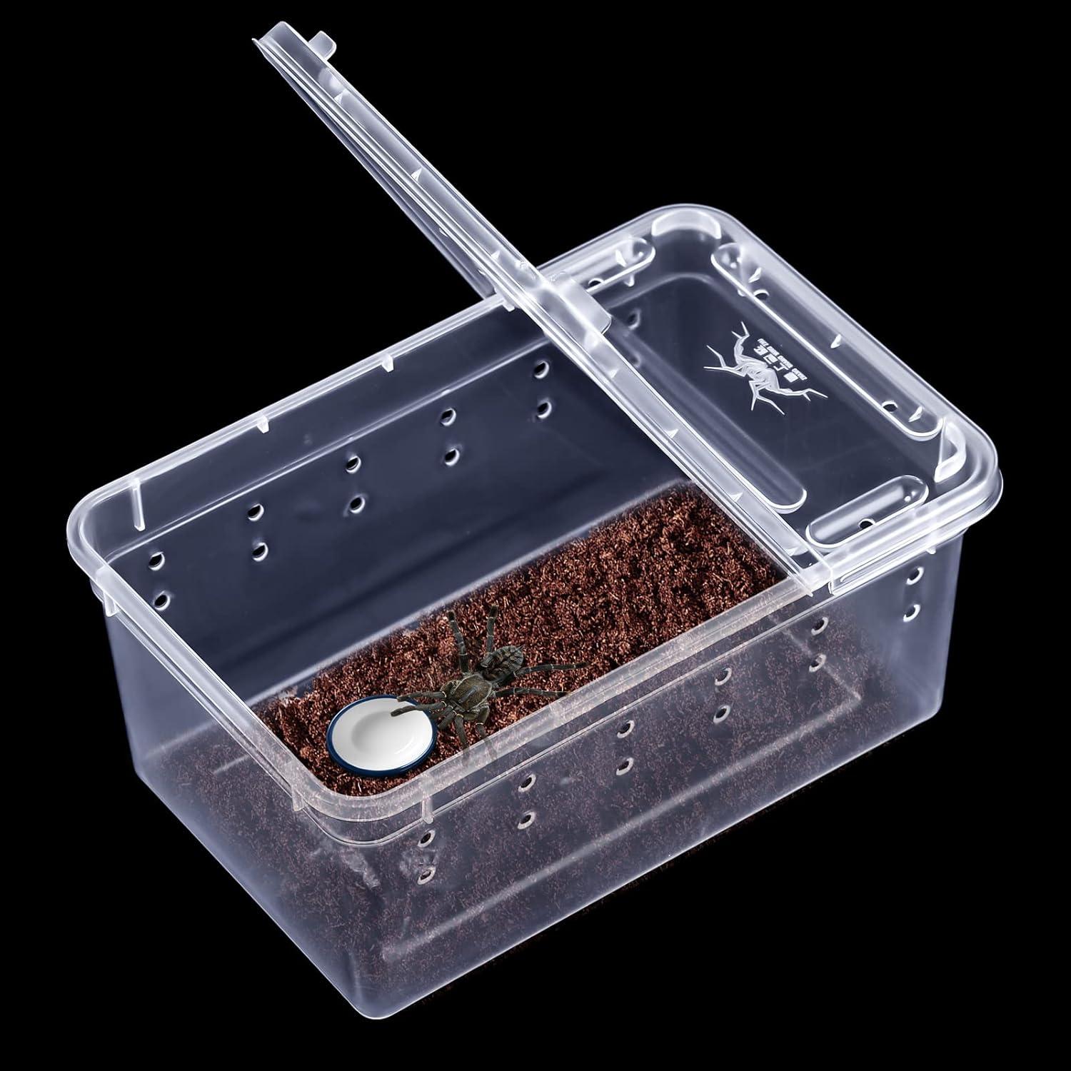Caja de Cría de Reptiles Irenare 8 Pcs 15x10x6.5 cm