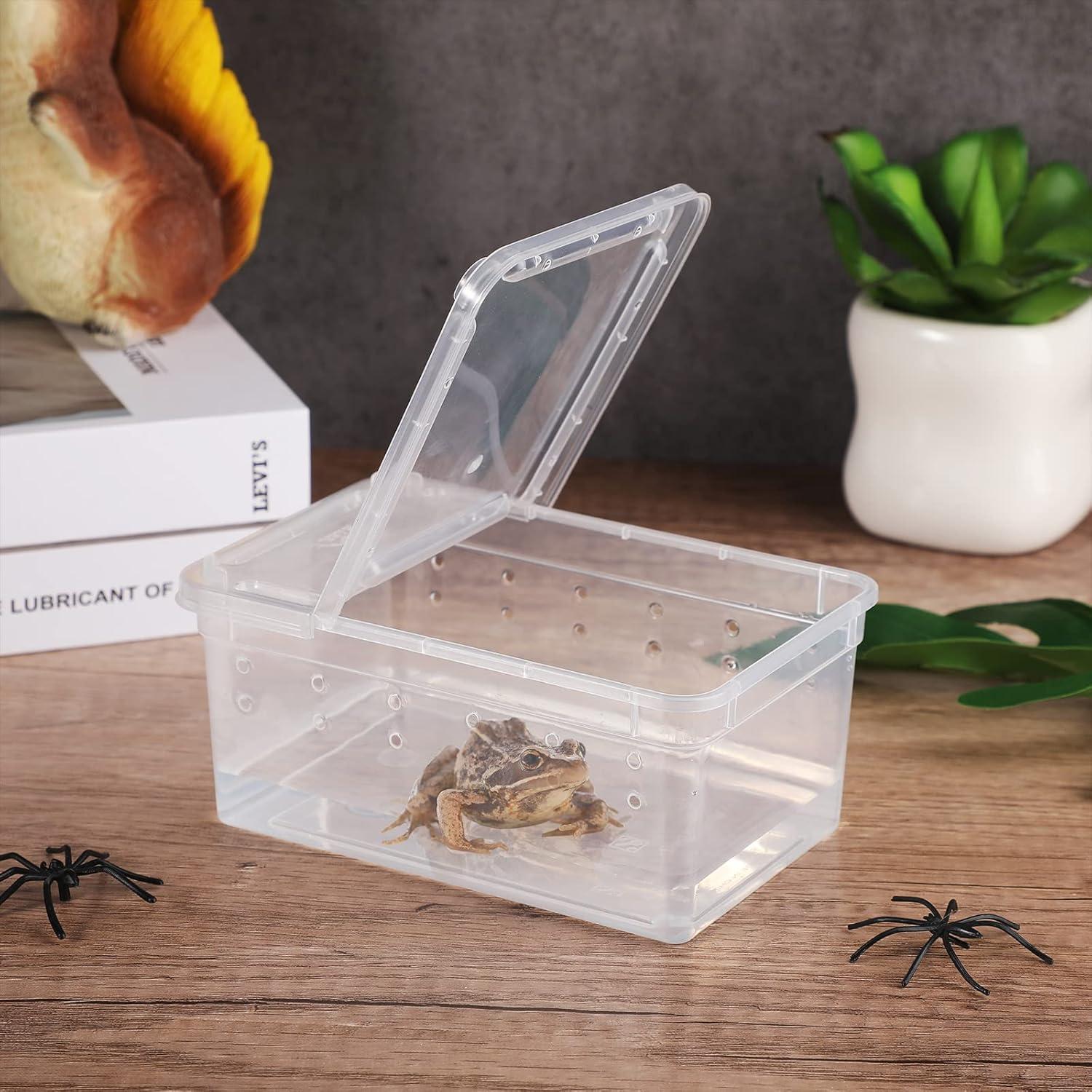 Caja de Cría de Reptiles Irenare 8 Pcs 15x10x6.5 cm