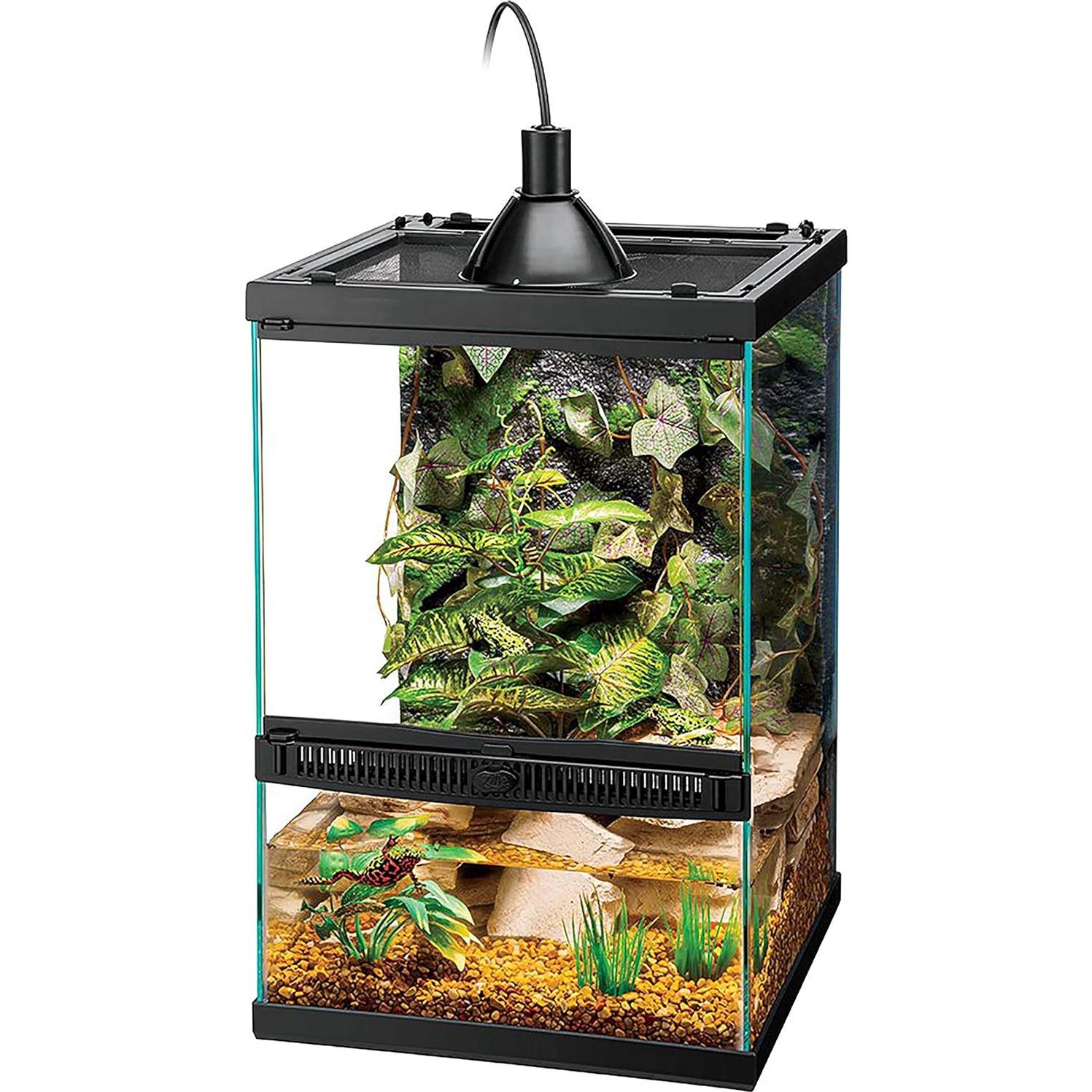 Terrario Vertical de Vidrio Zilla 11 Galones para Reptiles