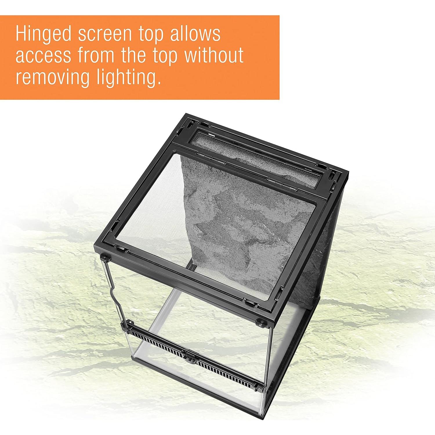 Terrario Vertical de Vidrio Zilla 11 Galones para Reptiles