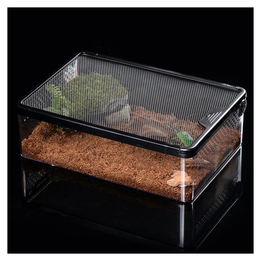 Caja de Alimentación para Reptiles AWXZOM 32x22x10cm