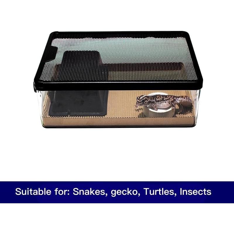 Caja de Alimentación para Reptiles AWXZOM 32x22x10cm