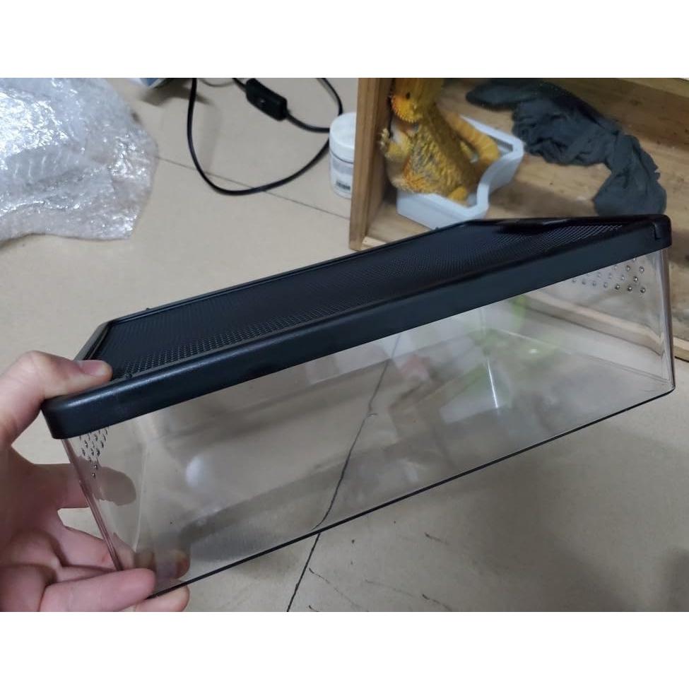 Caja de Alimentación para Reptiles AWXZOM 32x22x10cm