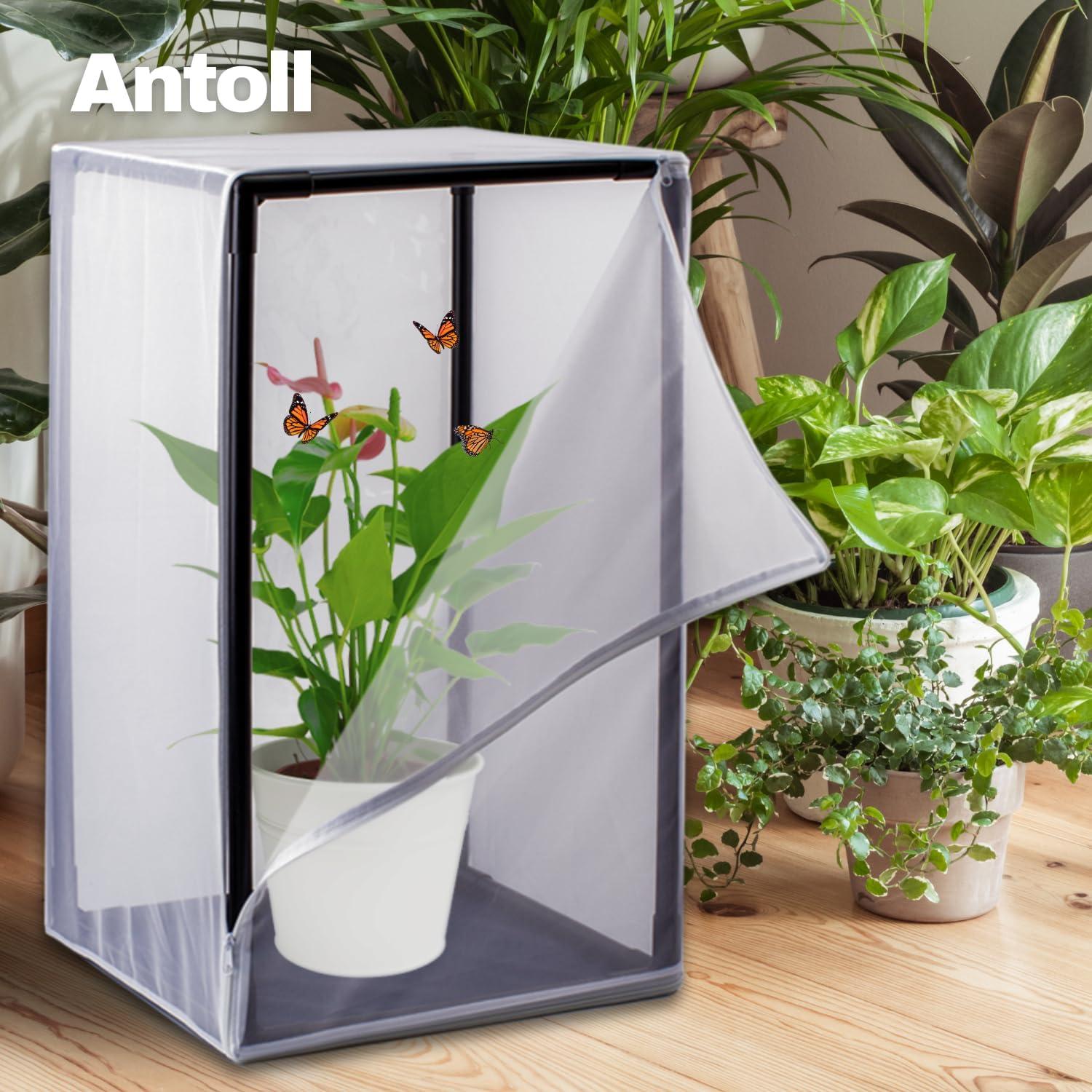 Hábitat de Mariposas Antoll 76.2cm Jaula de Insectos Malla