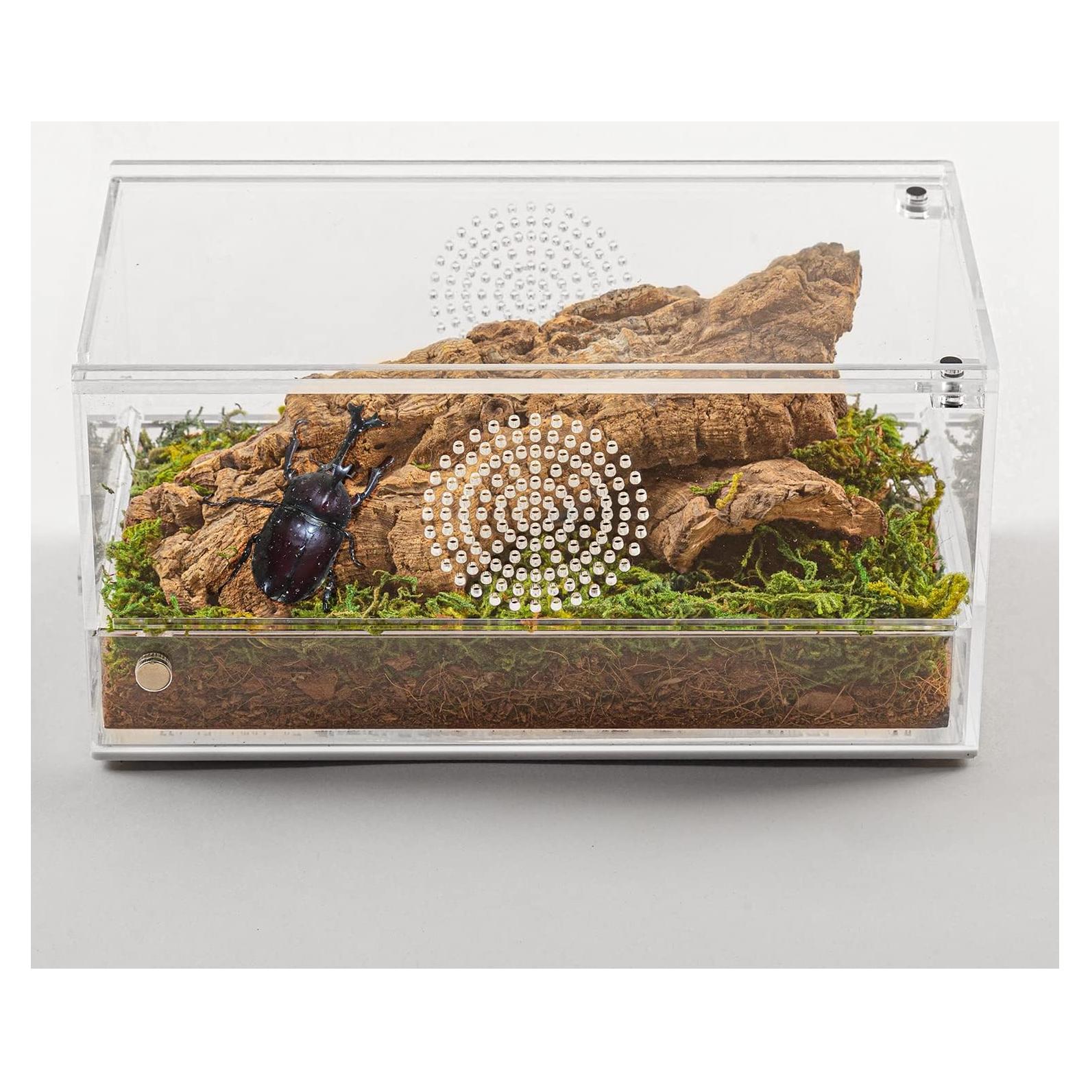 Terrario Acrílico REPTI ZOO 20.32x10.16x10.16 cm para Reptiles