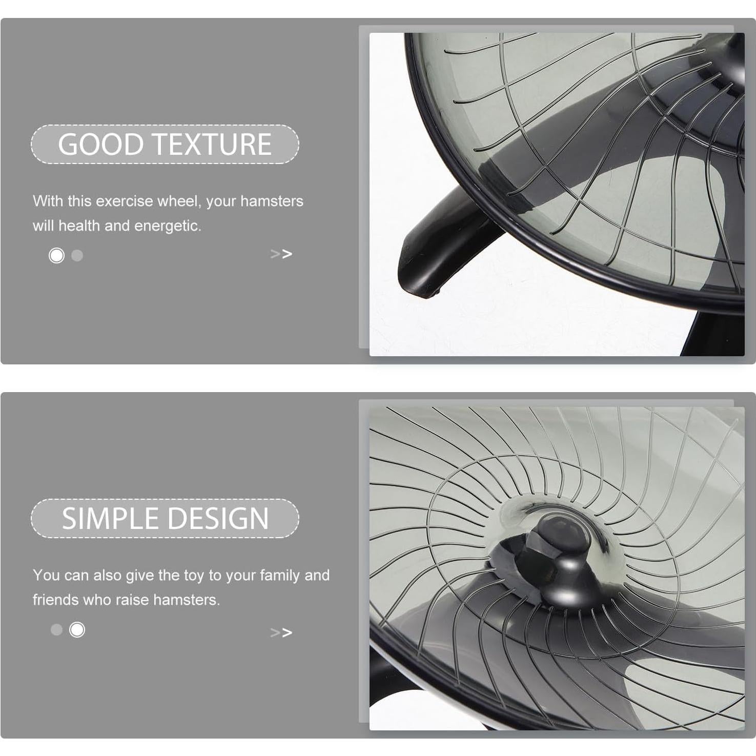 Rueda de Ejercicio para Hámster POPETPOP Silenciosa 18cm