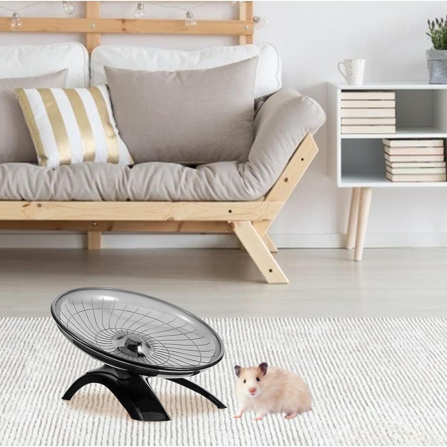 Rueda de Ejercicio para Hámster POPETPOP Silenciosa 18cm