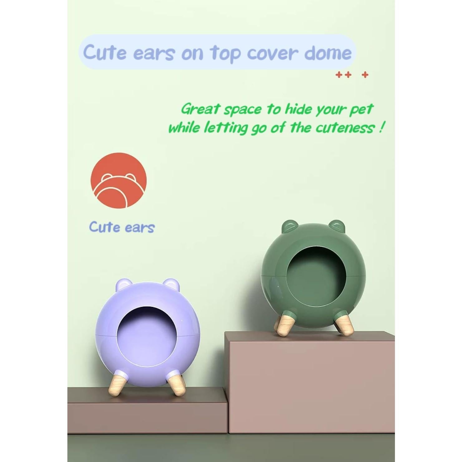 Escondite para Hámster TUTU&LELE Nido Espacial Púrpura