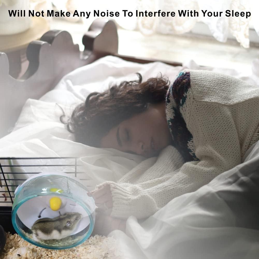 Rueda de Hámster Silenciosa YuanYouTong 12 cm para Animales Pequeños