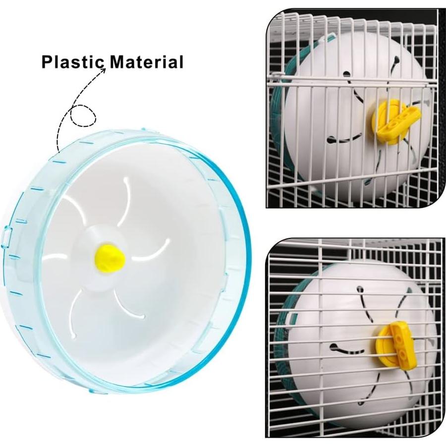Rueda de Hámster Silenciosa YuanYouTong 12 cm para Animales Pequeños