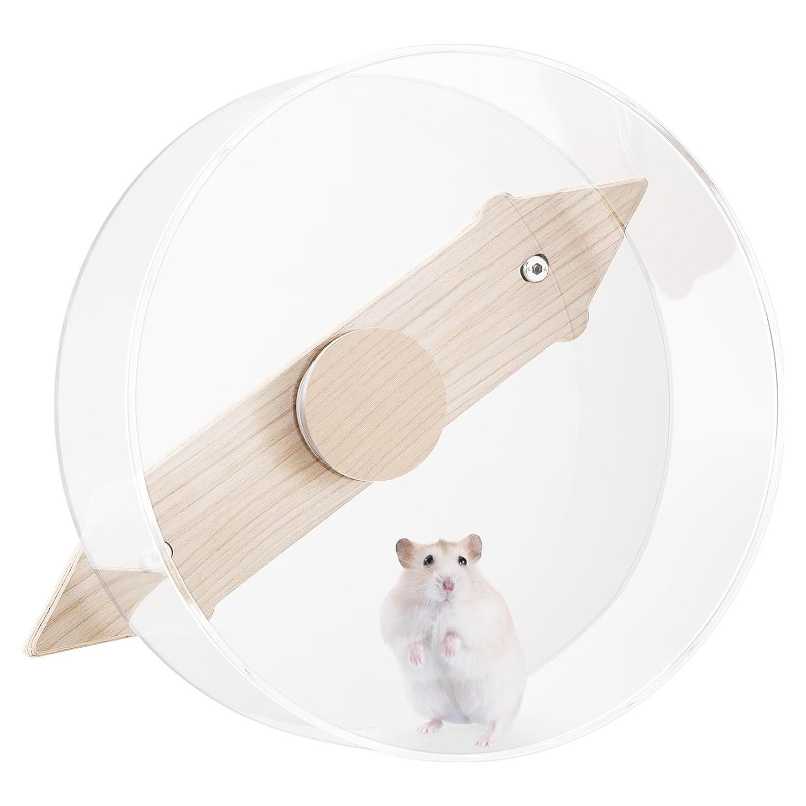 Rueda de Hámster Colgante Niteangel 27cm Silenciosa para Mascotas