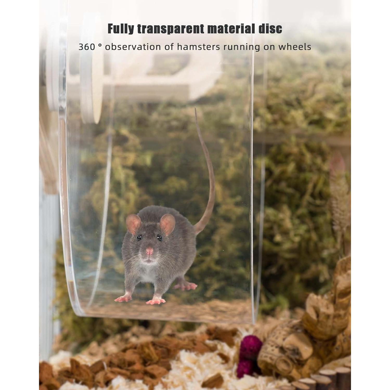 Rueda de Hámster Colgante Niteangel 27cm Silenciosa para Mascotas