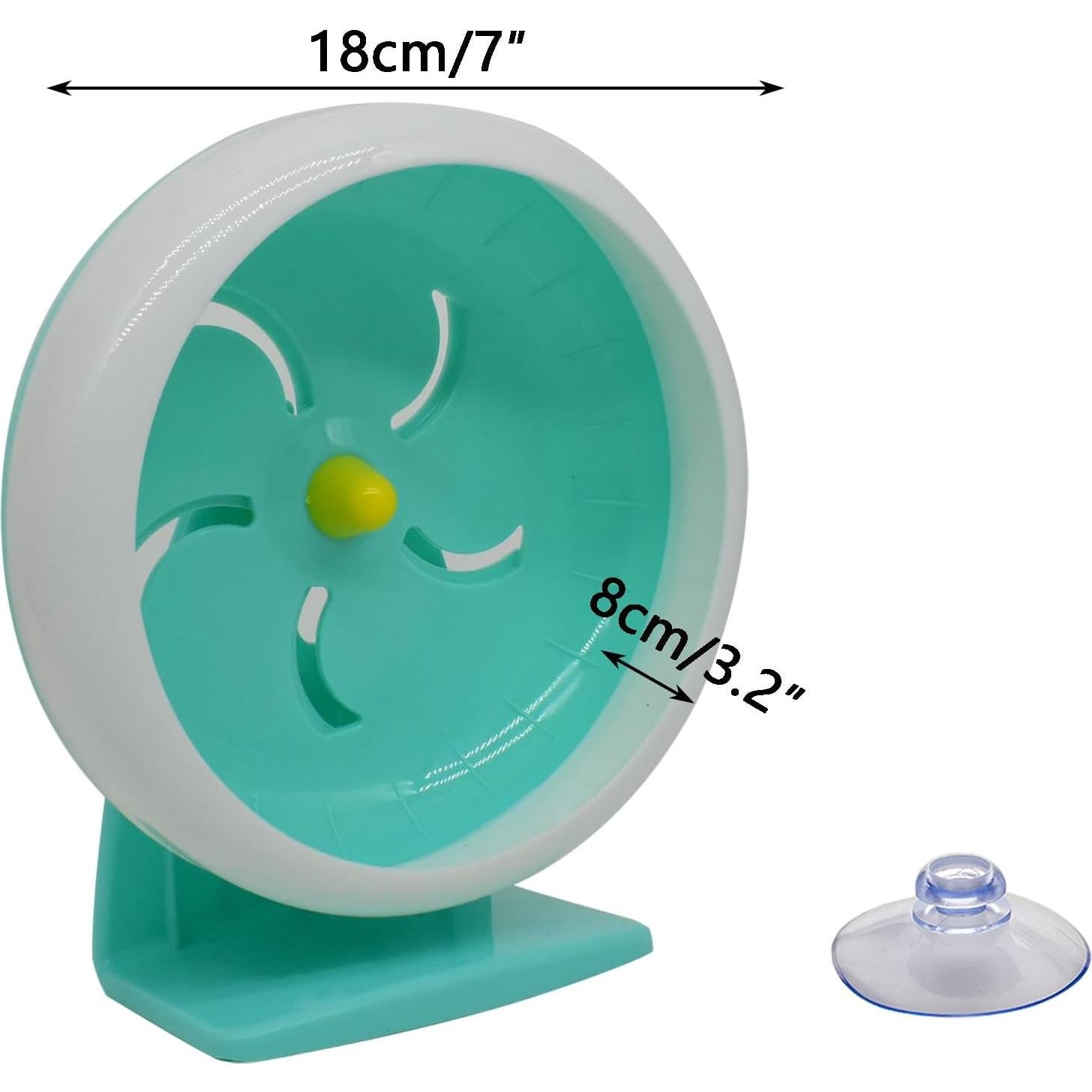 Rueda de Hámster GKYZBB Silenciosa 17.78 cm para Mascotas
