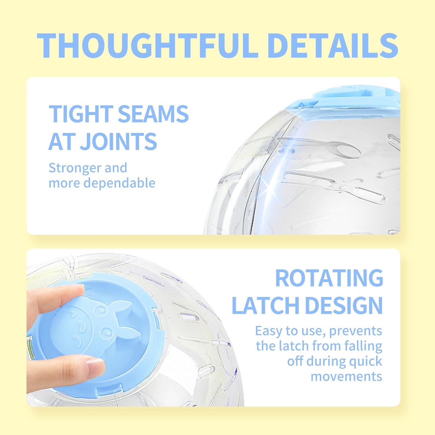 Bola de Hámster 20 cm JONSANTY Azul Transparente Accesorios