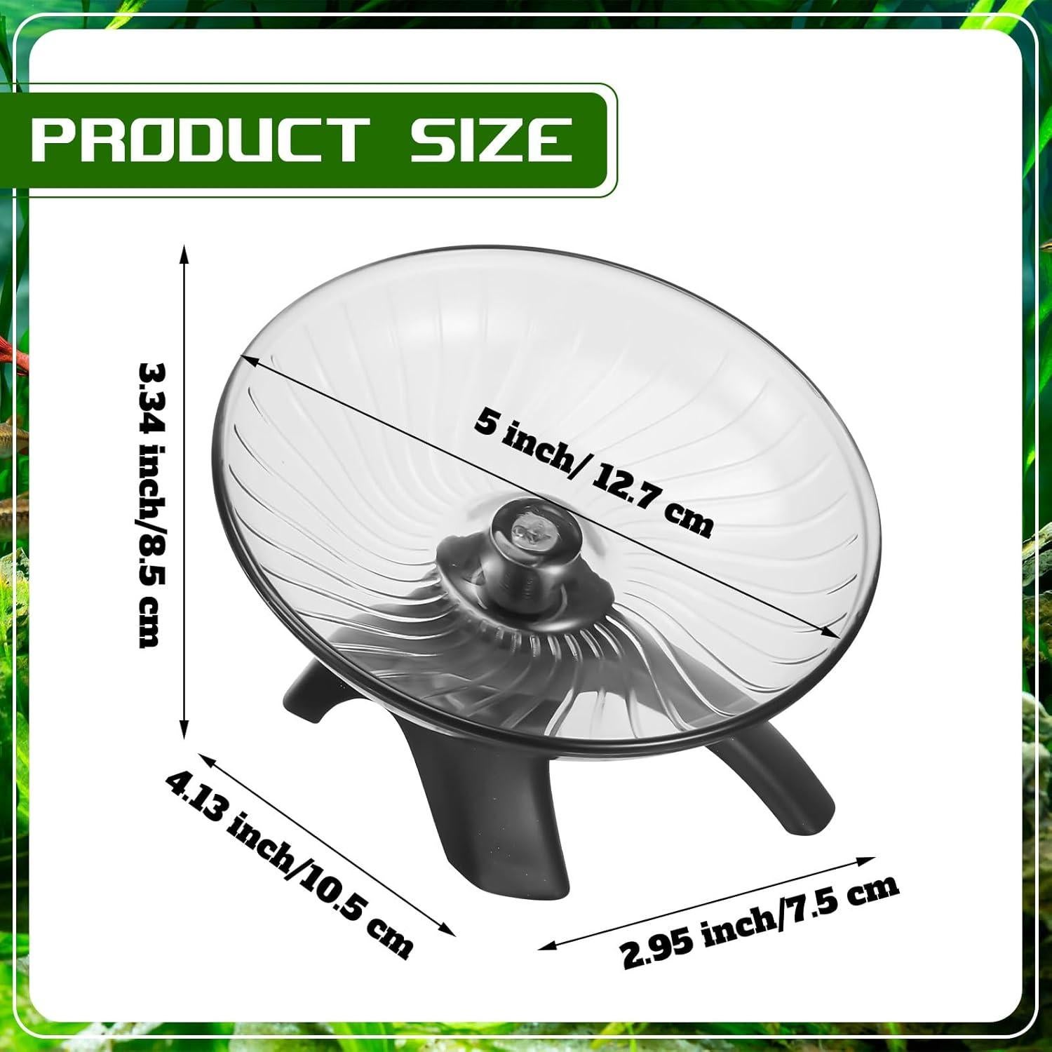 Rueda de Ejercicio para Cangrejos Ermitaños Poen 10.5 cm Silenciosa