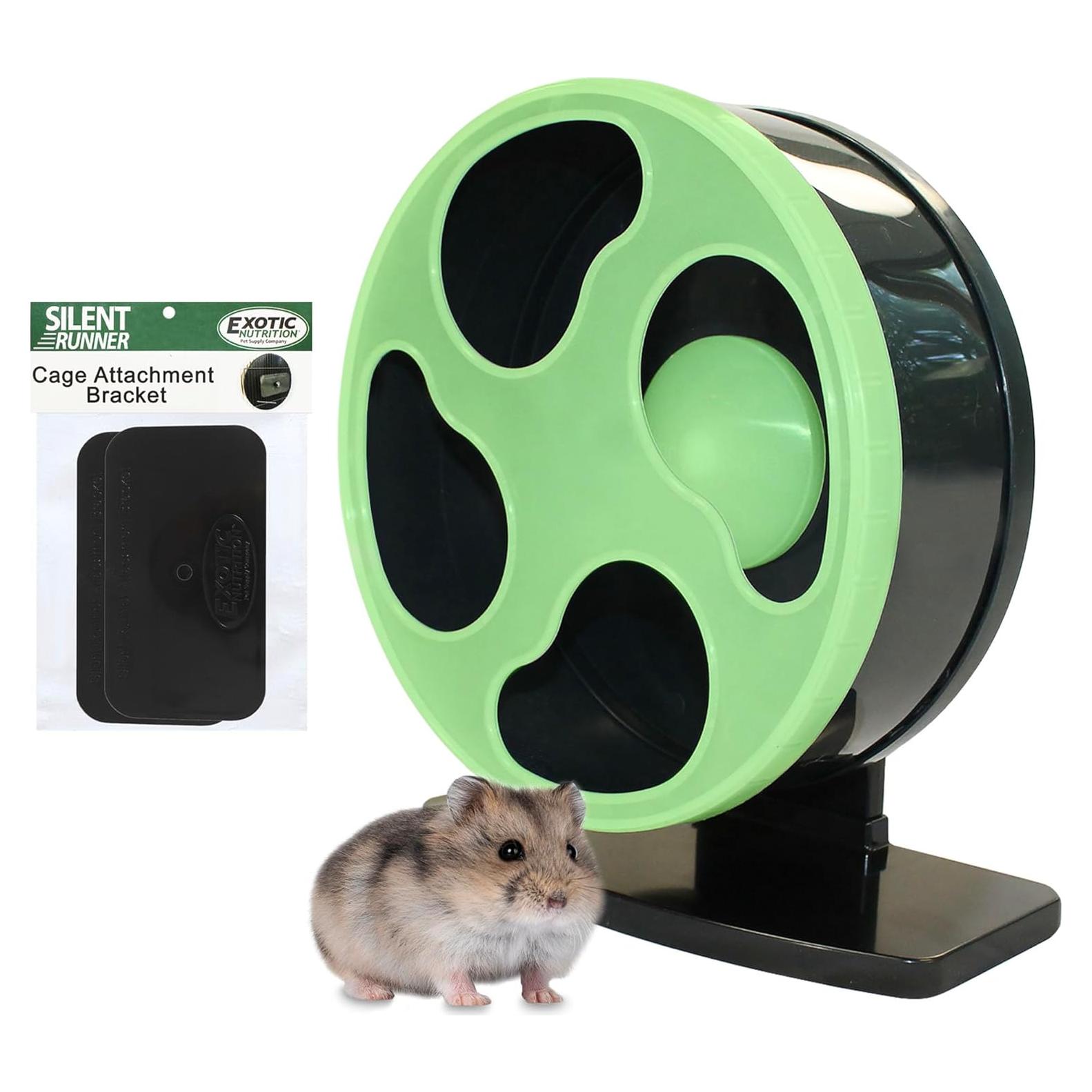 Rueda de Ejercicio Silent Runner Exotic Nutrition 22.86 cm Brilla en la Oscuridad