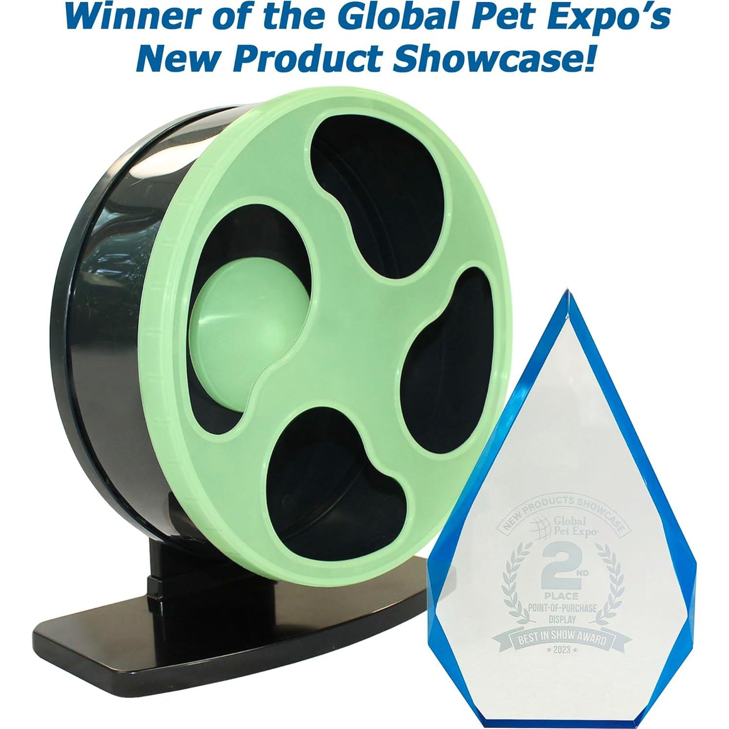 Rueda de Ejercicio Silent Runner Exotic Nutrition 22.86 cm Brilla en la Oscuridad