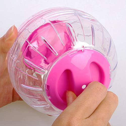 Bola de Ejercicio para Hámster WNZQK 12 cm Rosa Silenciosa